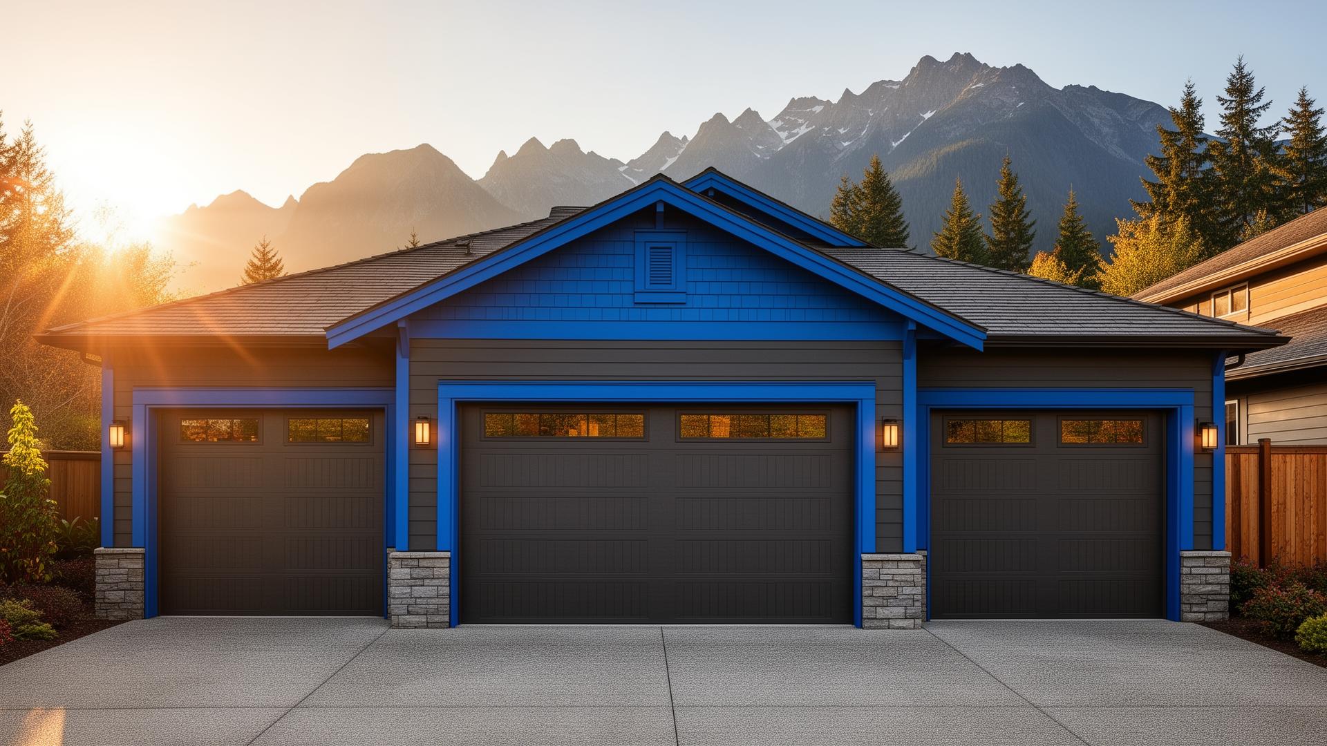 Beautiful carriage-style garage doors